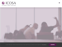 Tablet Screenshot of icosa.fr